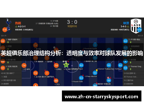 英超俱乐部治理结构分析：透明度与效率对球队发展的影响