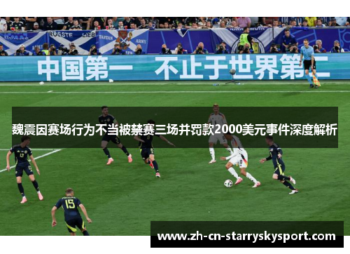 魏震因赛场行为不当被禁赛三场并罚款2000美元事件深度解析
