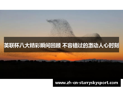 英联杯八大精彩瞬间回顾 不容错过的激动人心时刻